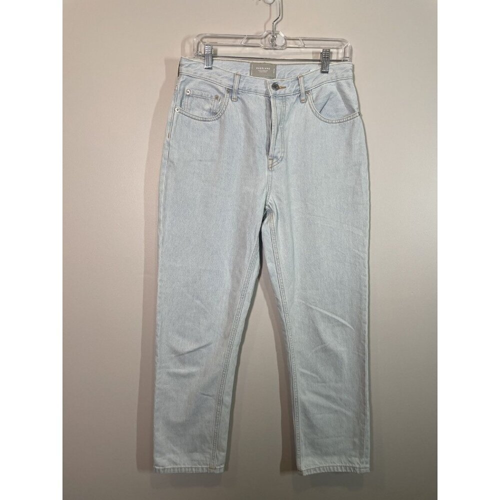 Everlane 90s Cheeky Jean Size 28 Crop Light Wash Organic Cotton Minimalist